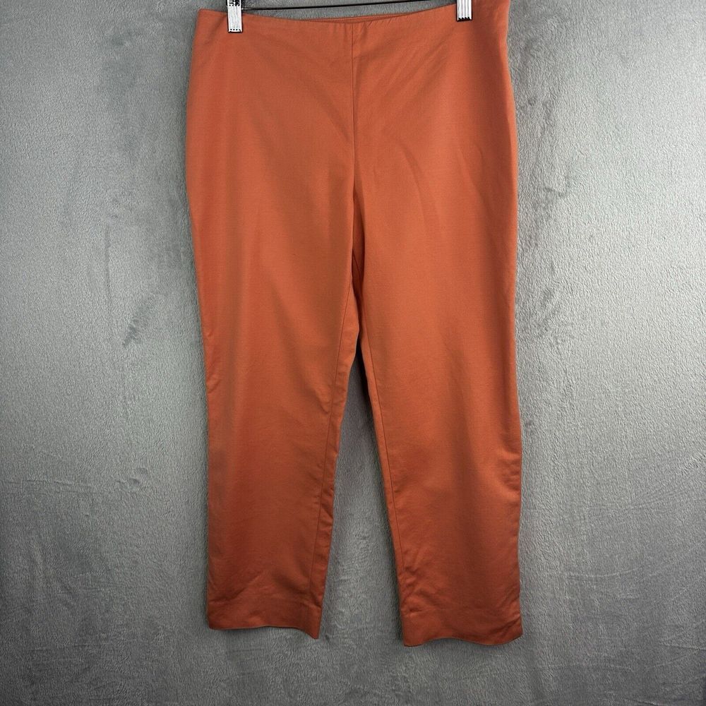 St. John pull on Capri pants Women's 6 orange (31x24.5)*